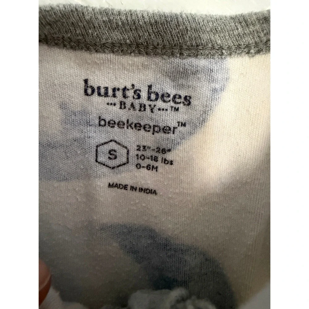 Burt's Bees sleep sack 0-6 months 12-18 lbs